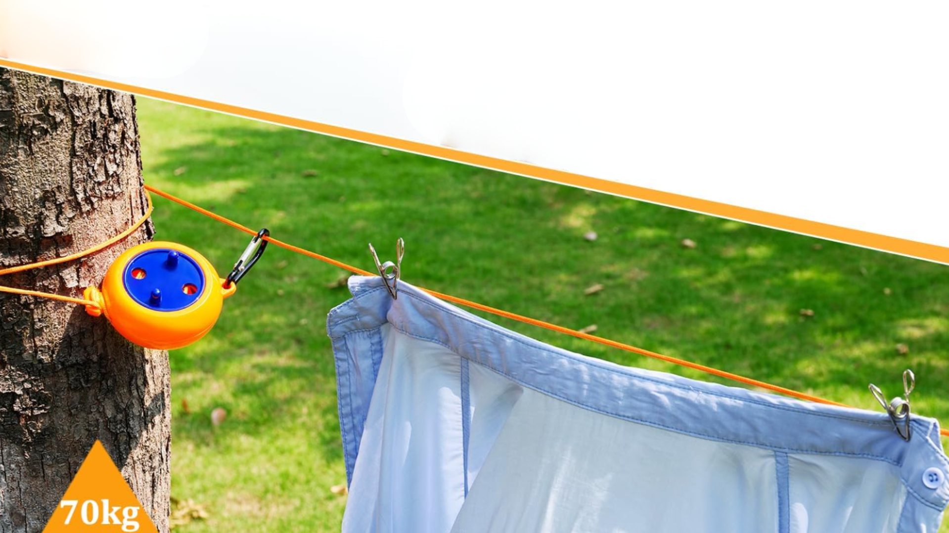 Portable Clothes Line for Travel Rust-Proof Components