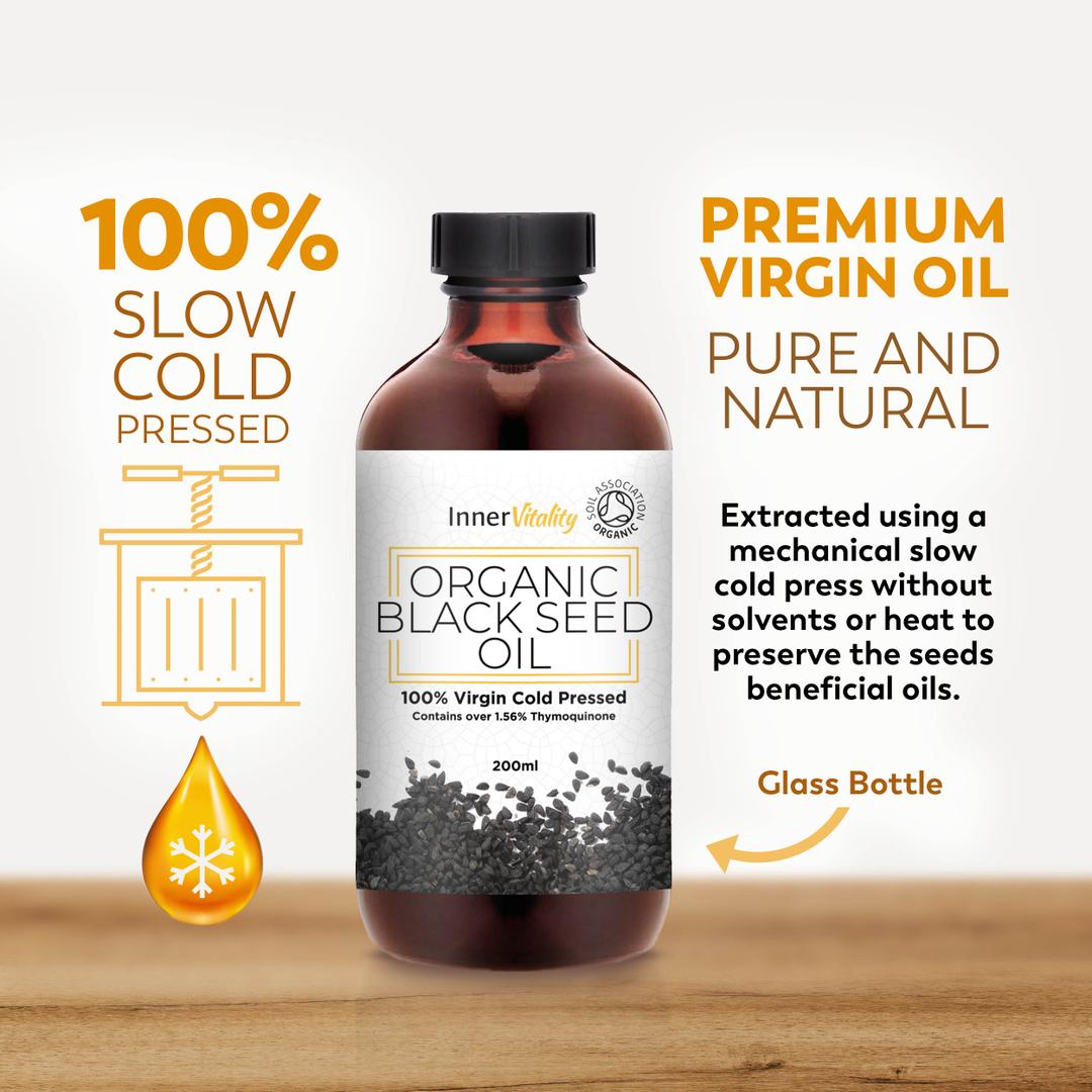 Black Seed oil 200ml Turmeric Vitality UK