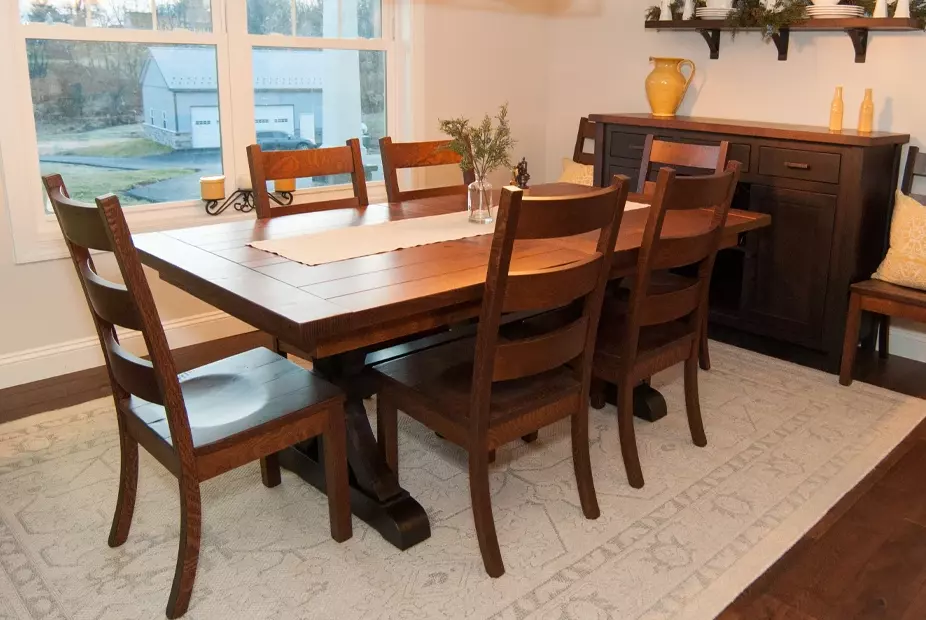 Pathway Dining Table with Trestle Base