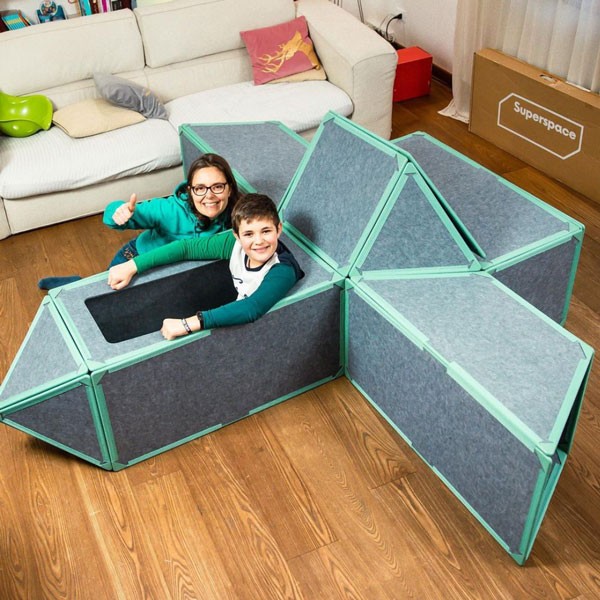 Superspace in the wild with real customers bonding over their play sets - The Rectangles Add-On Pack
