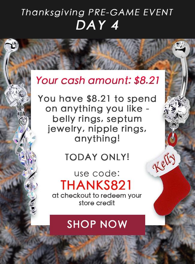 Use Coupon Code THANKS821