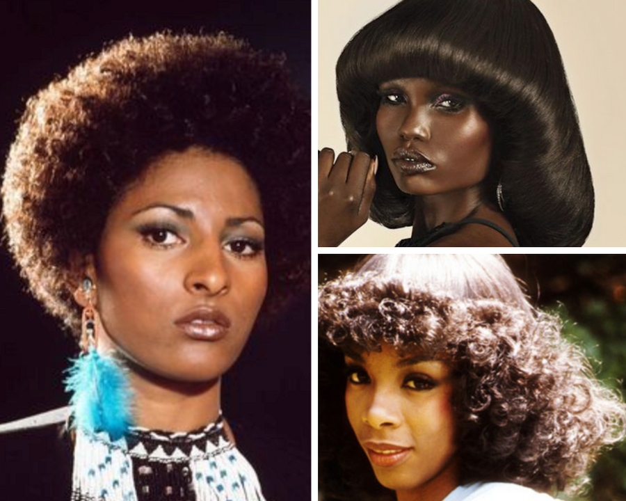 70s afro hairstyles