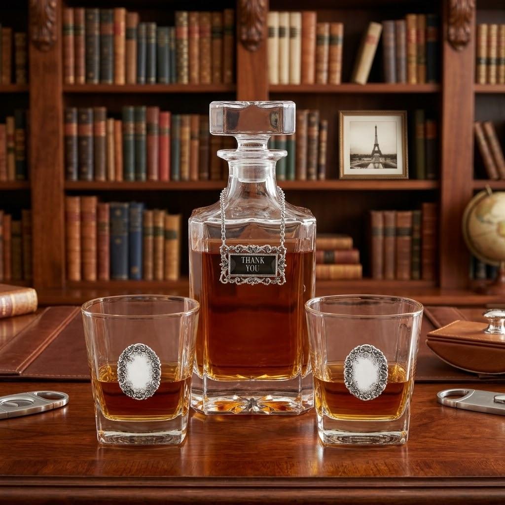 Thank -you decanter set - perfect thank you gift to give to a hostess