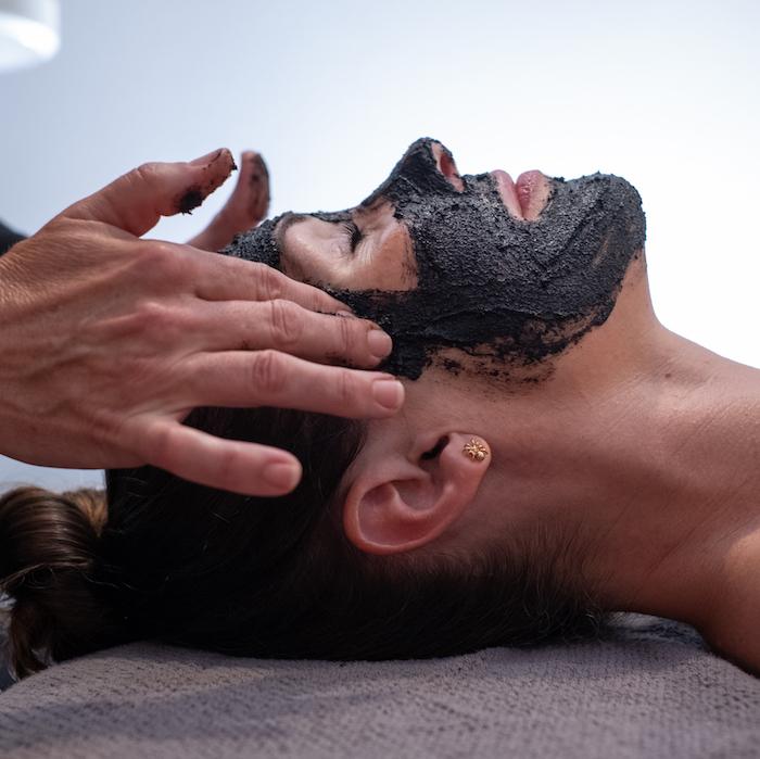 SOCO Botanicals black lava scrub - organic facial exfoliator with activated charcoal