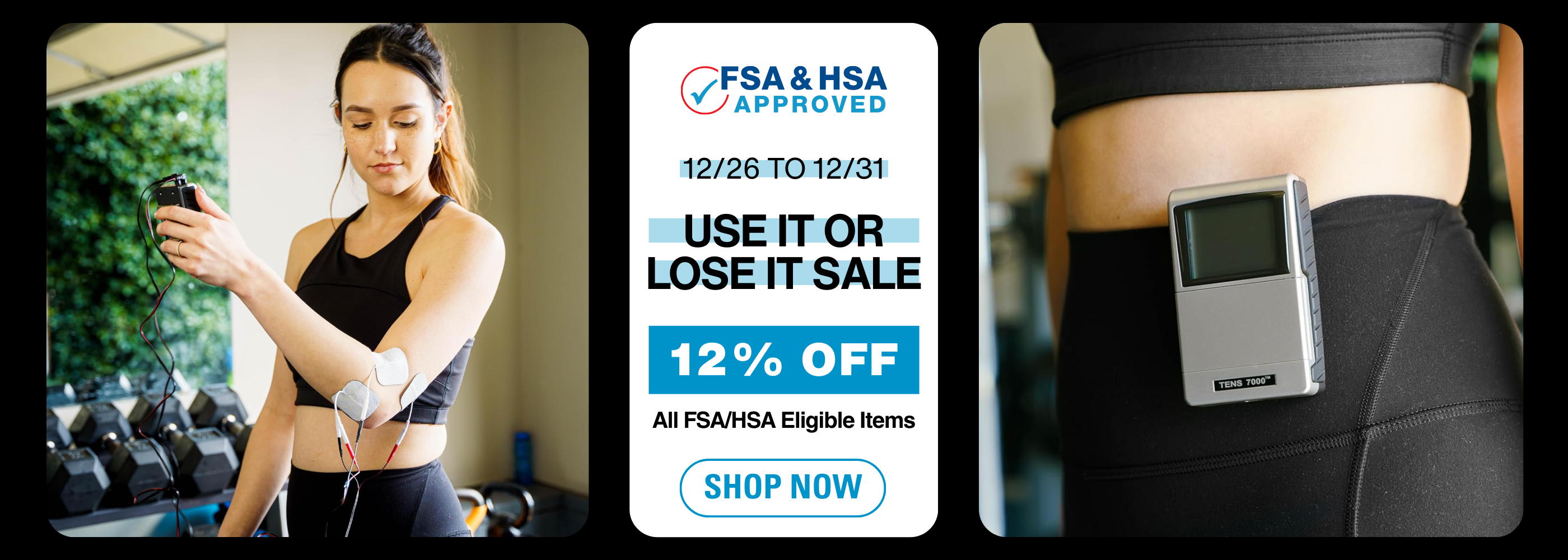 2025 Use it or Lose it Sale: 12% Off FSA/HSA Eligible Items - 12/26 to 12/31