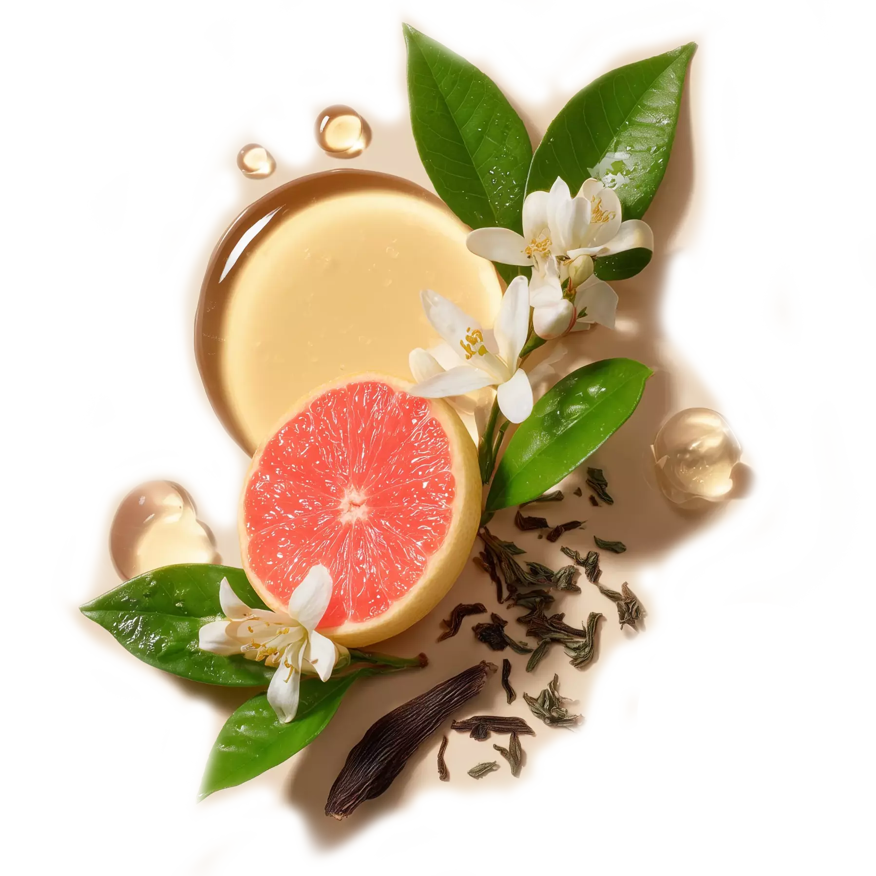Ingredients-Neroli, Bergamot, Grapefruit & Tea Leaf.