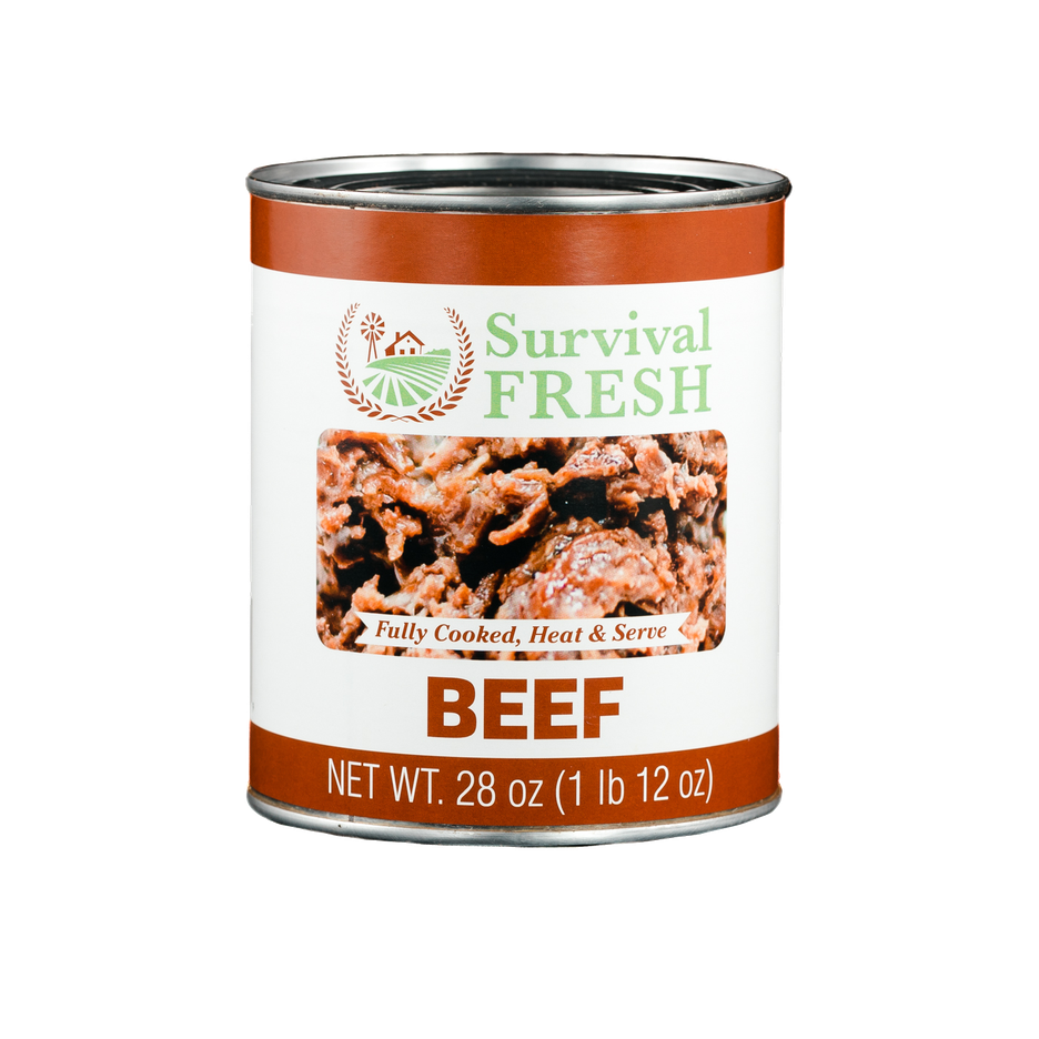 Beef Canned Meat 28oz Survival Frog