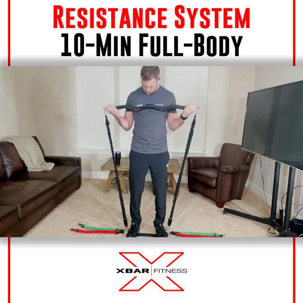 10 minute workout full body 2.0 resistance system bands