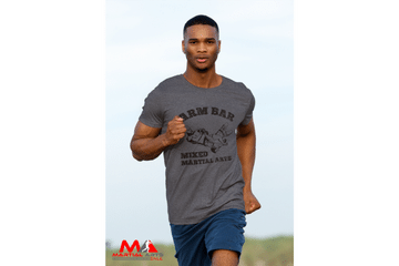 mma t shirt, kickboxing t shirt, jiu jitsu t shirt, bjj t shirt, mma t shirt with arm bar, mma heather navy color t shirt, martial arts t shirt