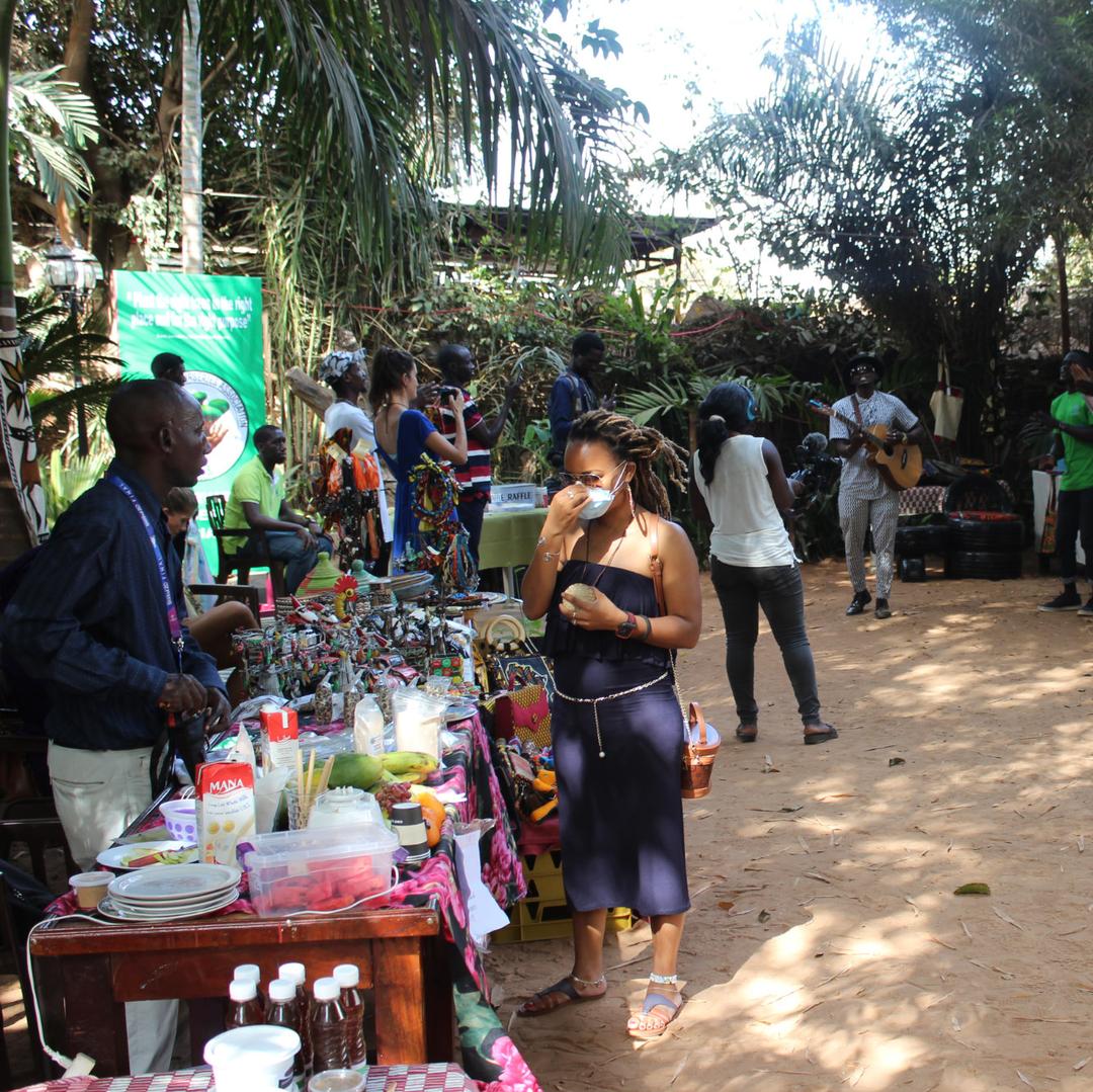 the outside vendors at the beautiful Yosh venue