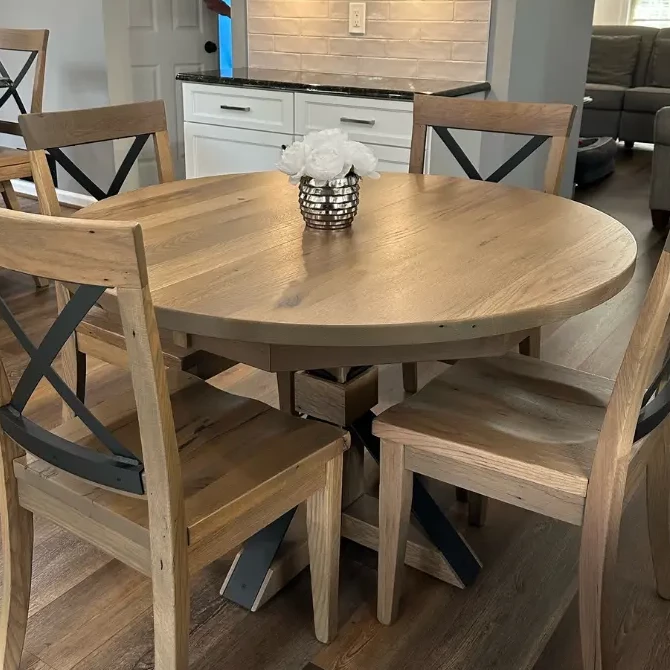 Custom Hampton Table with Norway Chairs