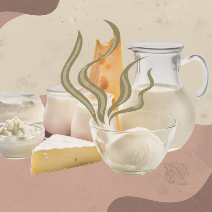 Odeur de fromage ou de lait caillé quand l'hygiène est en cause