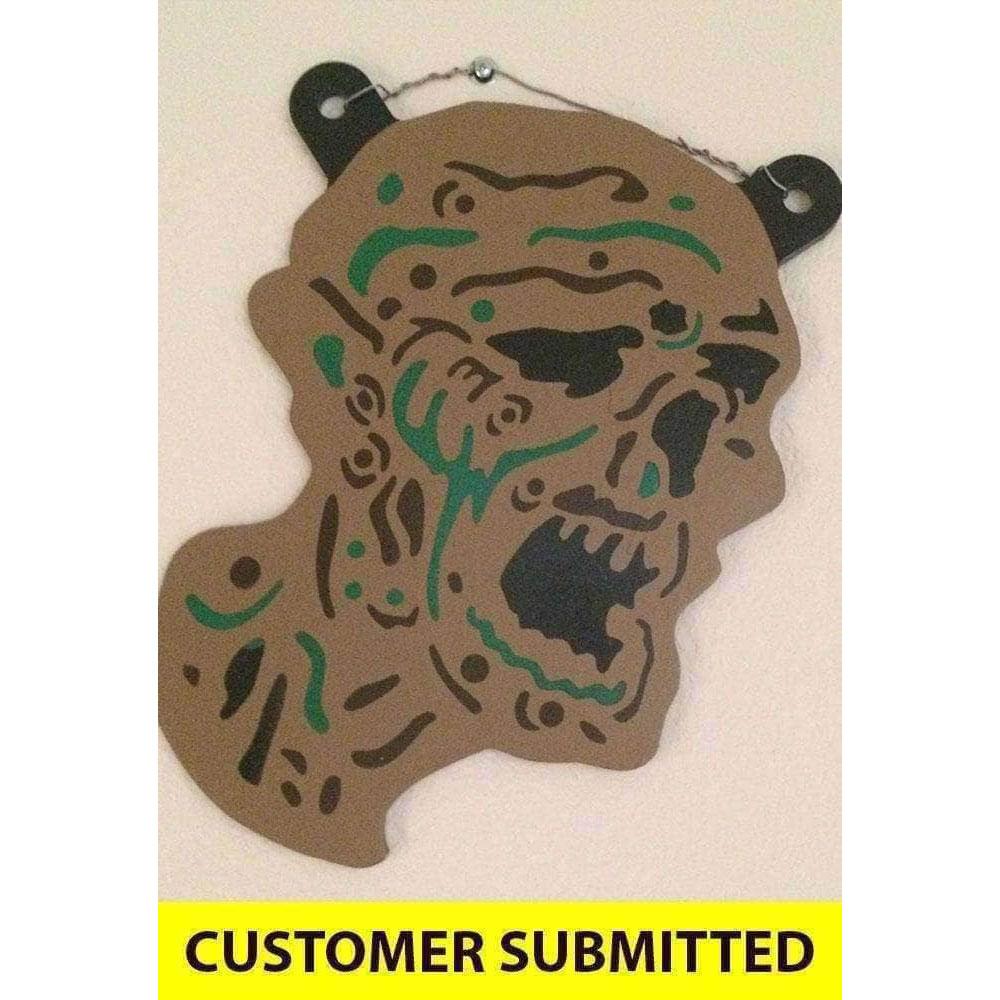 zombie target stencil