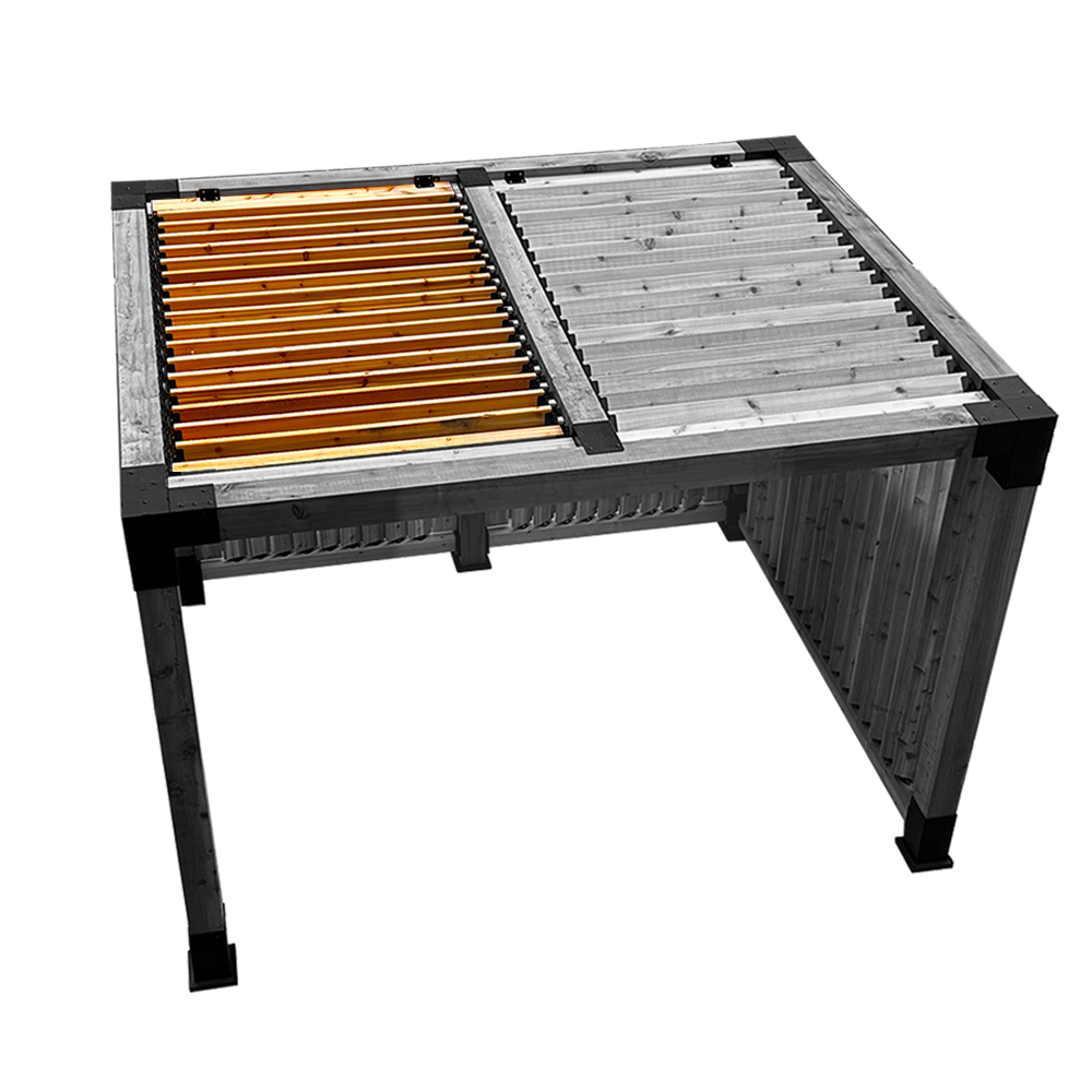Louver Tops Split Roof