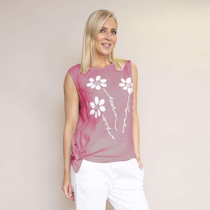Laura Top (Raspberry)