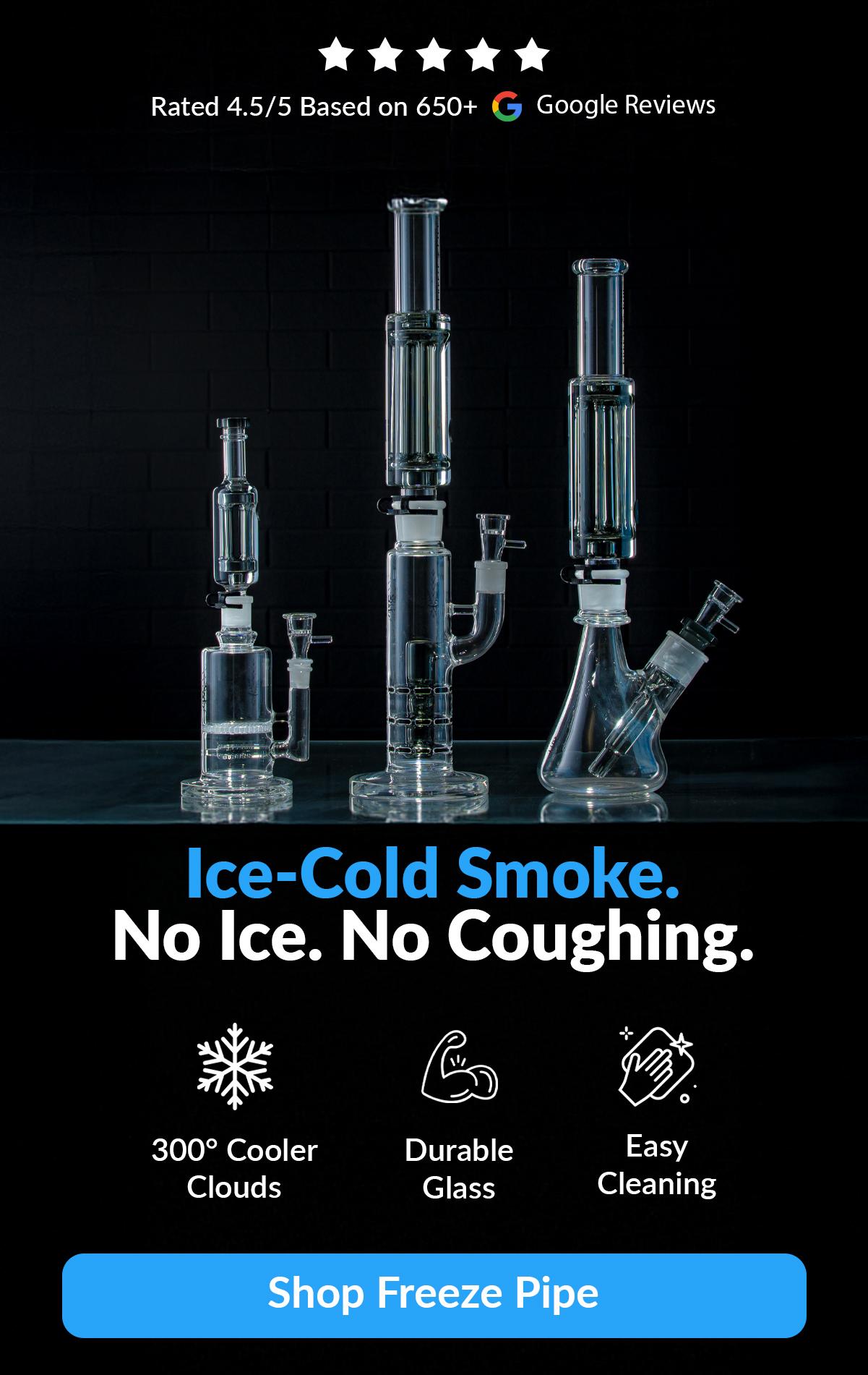 best selling bongs and pipes on table