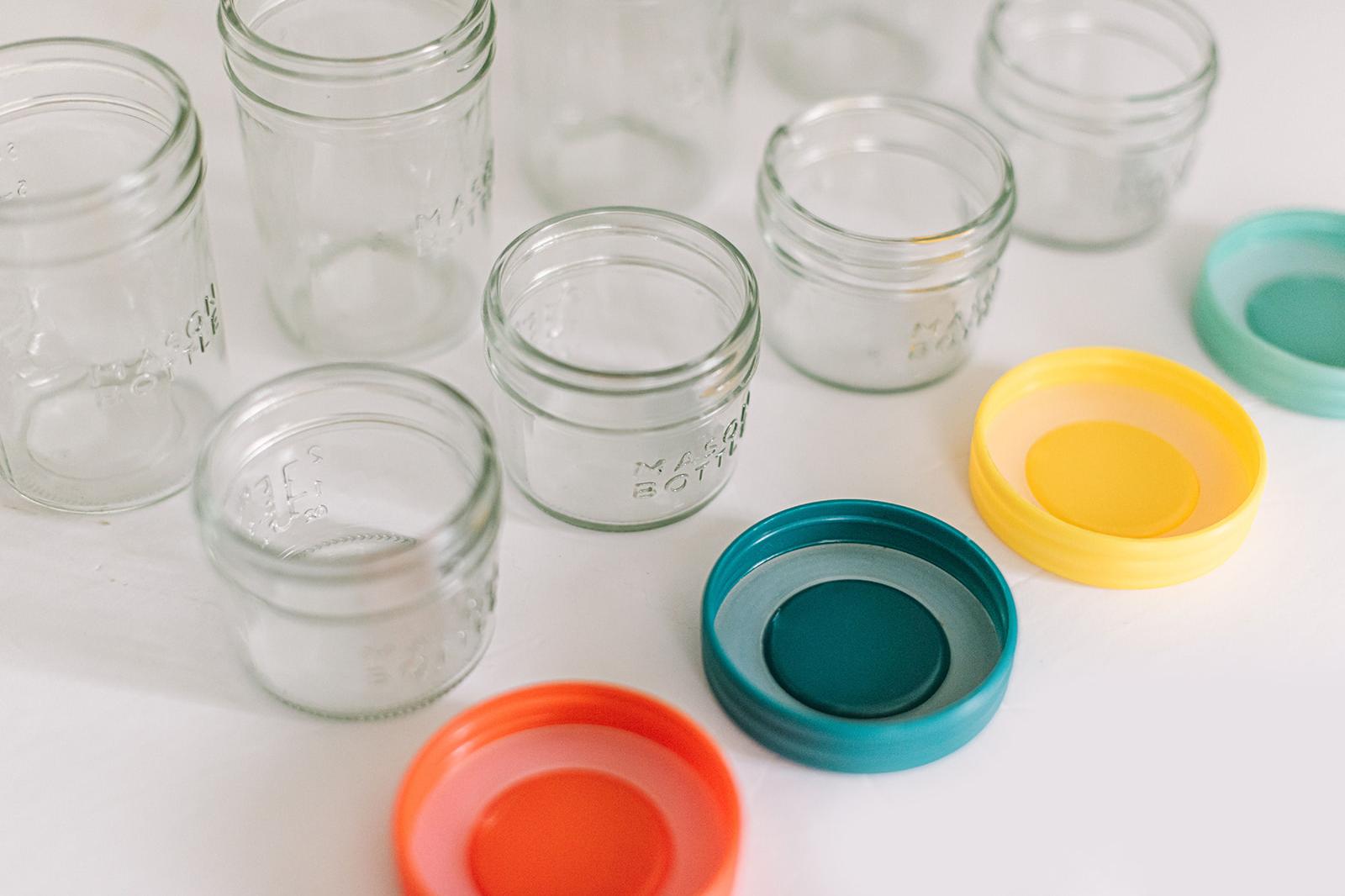 glass storage jars
