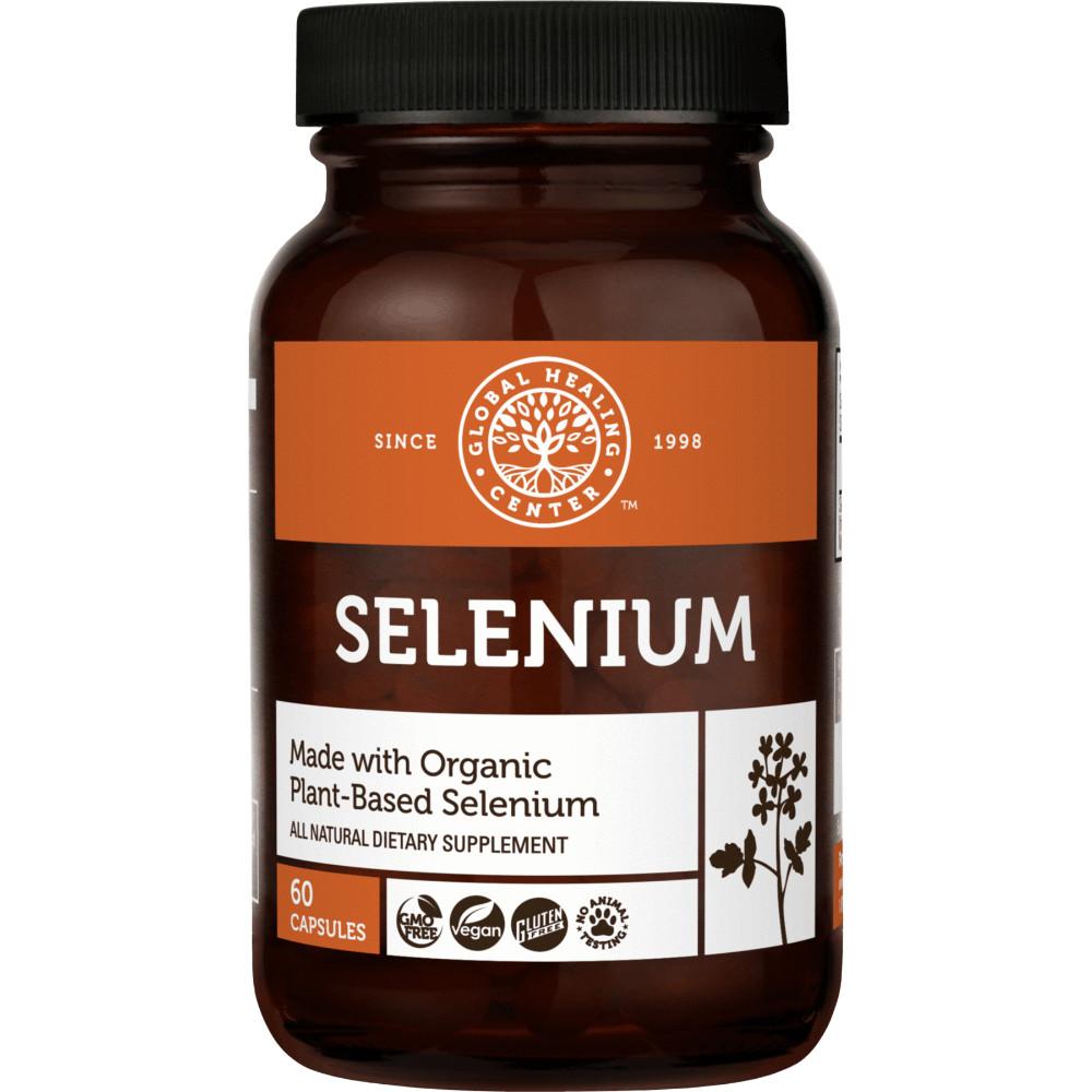 Global Healing Organic Plant- Based Selenium Bottle