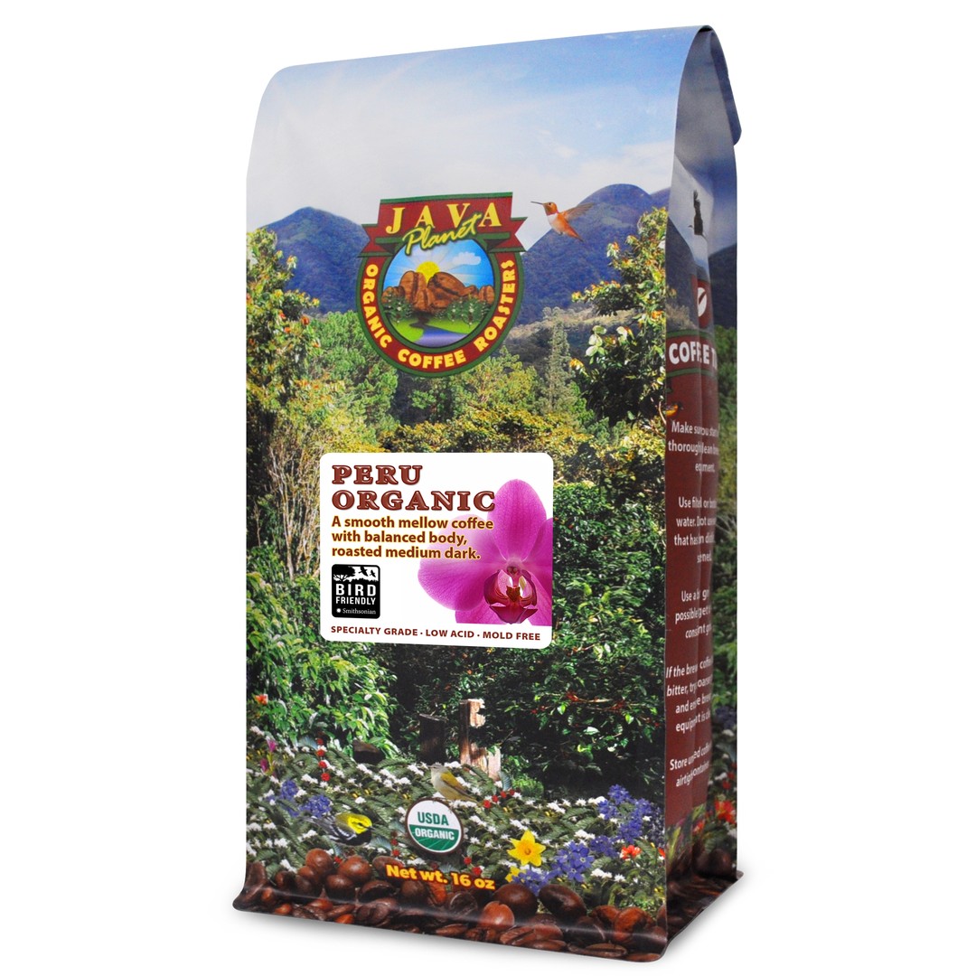 Organic Light Roast Whole Bean Coffee, The Best Espresso Beans from Peru Fair Trade, Single Origin Mycotoxin & Mold Free Fresh Peruvian Purity