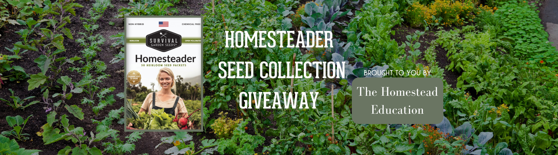 The Homestead Education Homesteader Seed Collection Giveaway