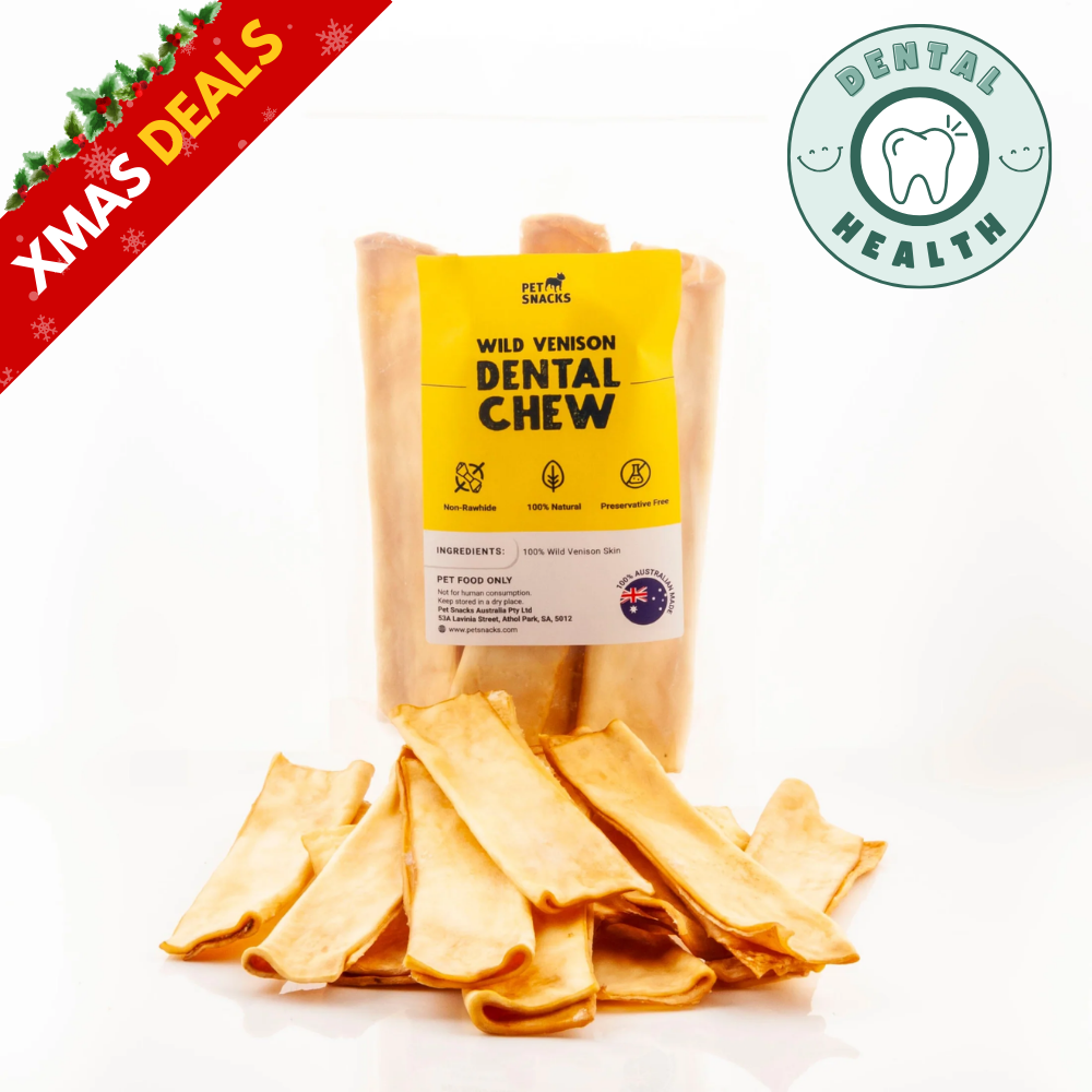 Wild Venison Dental Chews Dog Treats Pet Snacks 