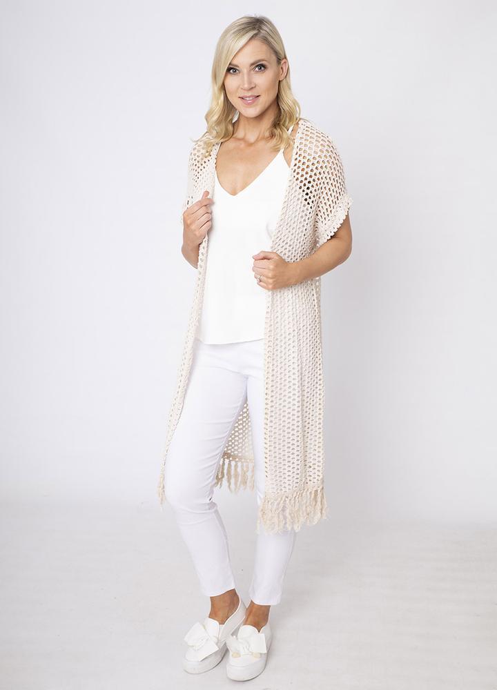 Long Honeycomb Cardi