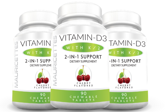 Best vitamin d3 and k2 supplement 3 pack