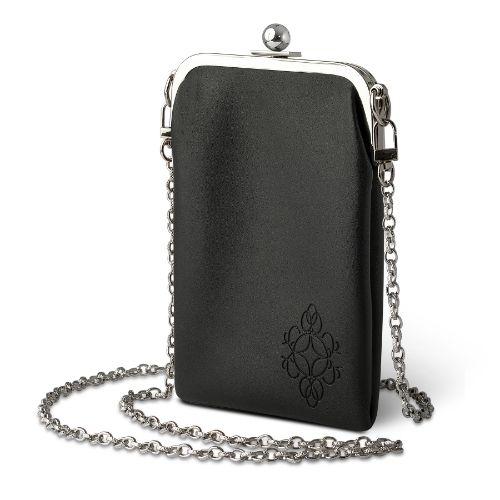 Sunglass Case - Soft Double Eyeglass & Phone Purse for Women with Crossbody Chain