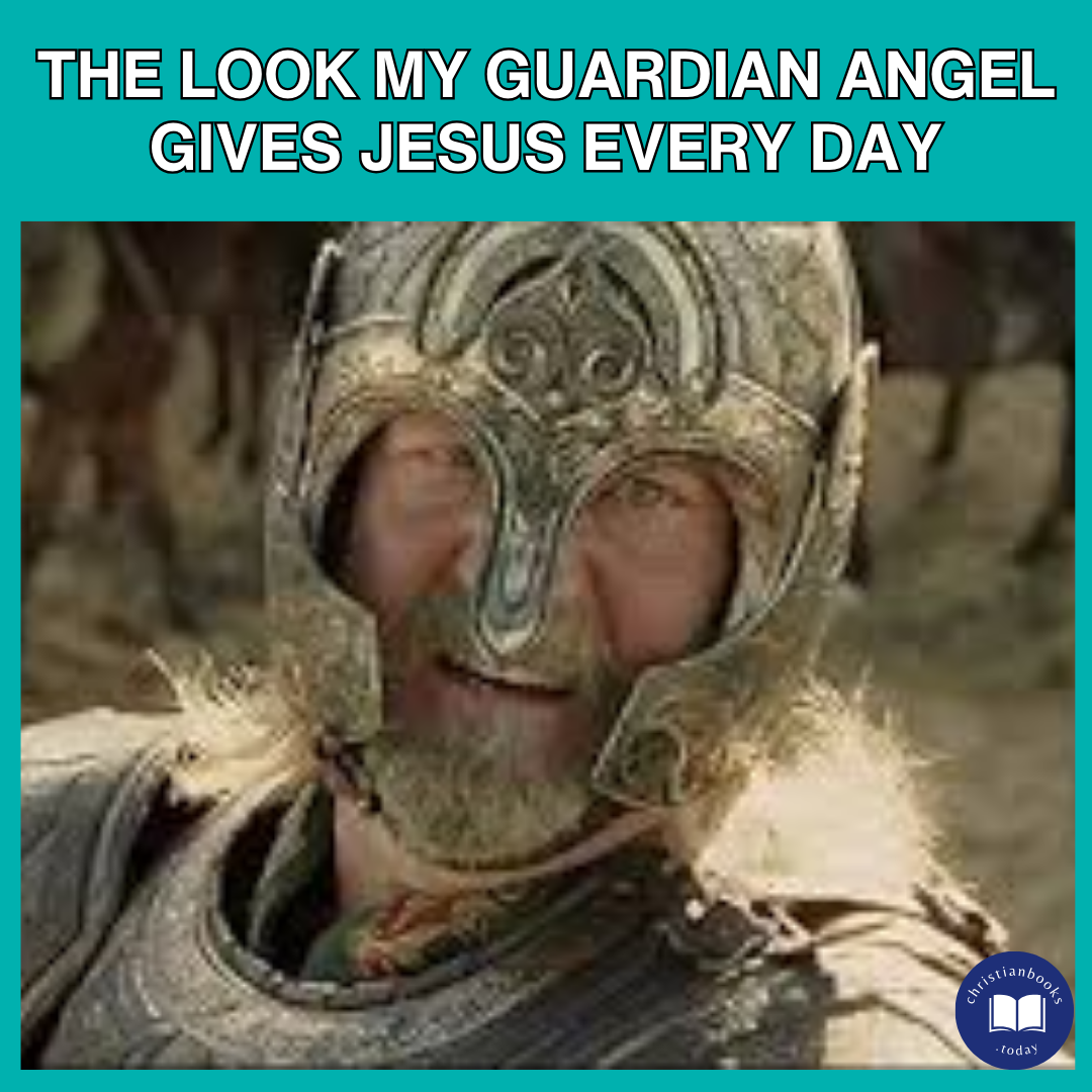 Théoden looking in despair. "The look my guardian angel gives Jesus every day."