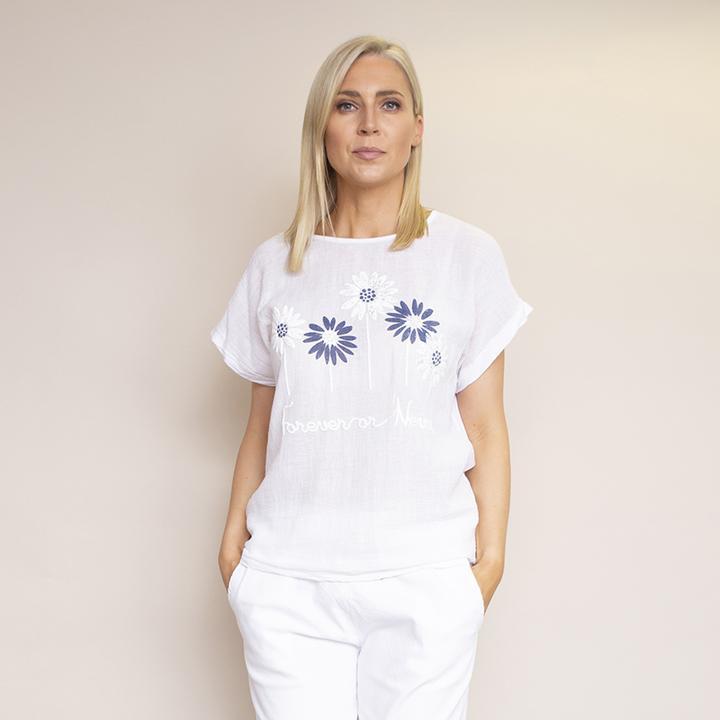 Camila T-Shirt ( White)