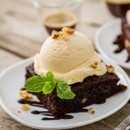 Gourmet Chocolate Brownie and Ice Cream