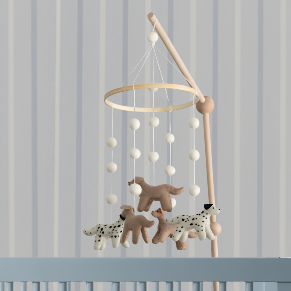 Handmade Dog Baby Mobile