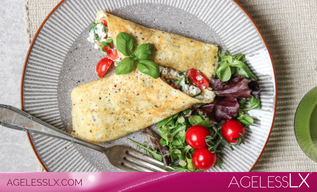 Omelet with Cottage Cheese