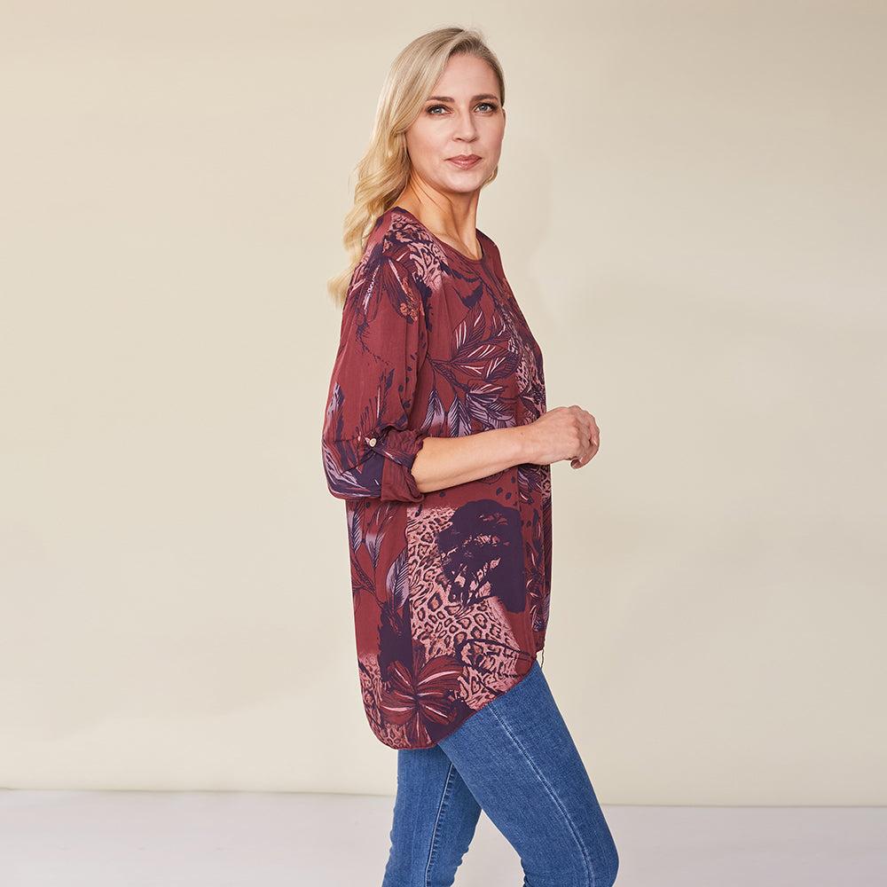 Eli Top (Burgundy)