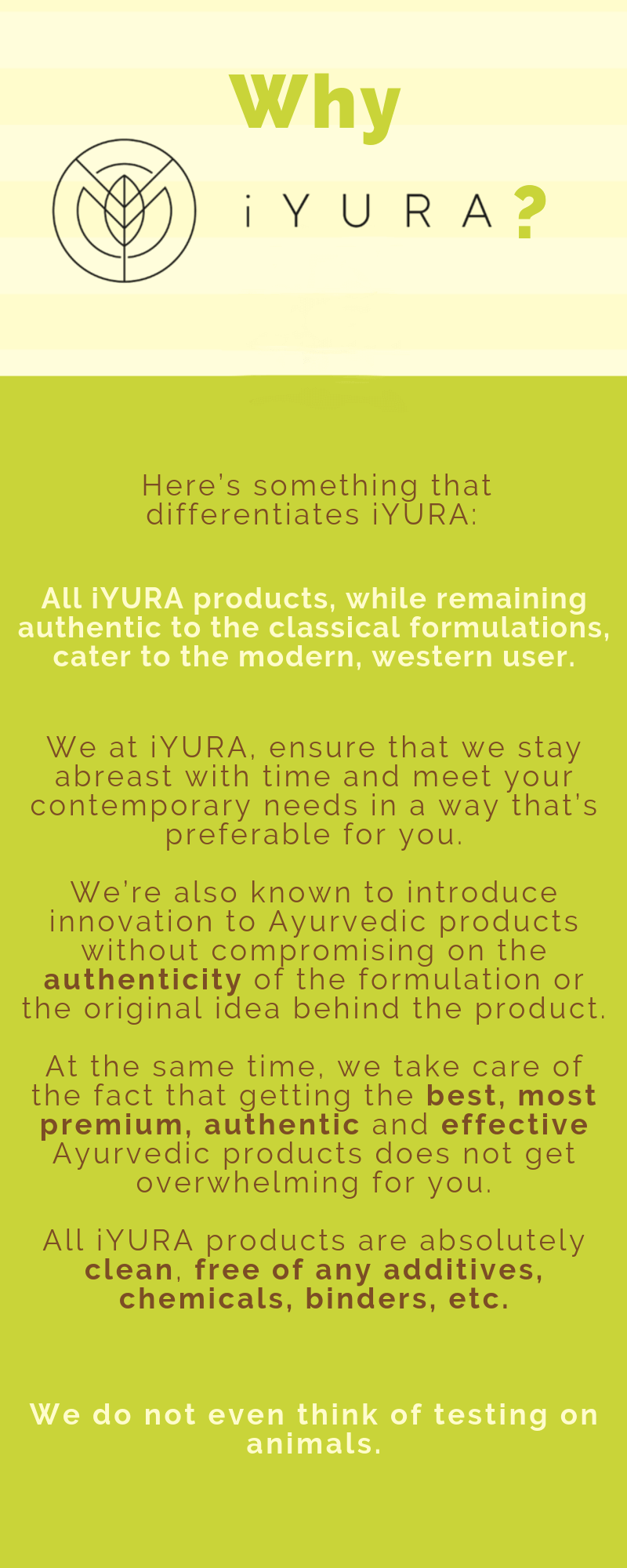 Why use iyura products?