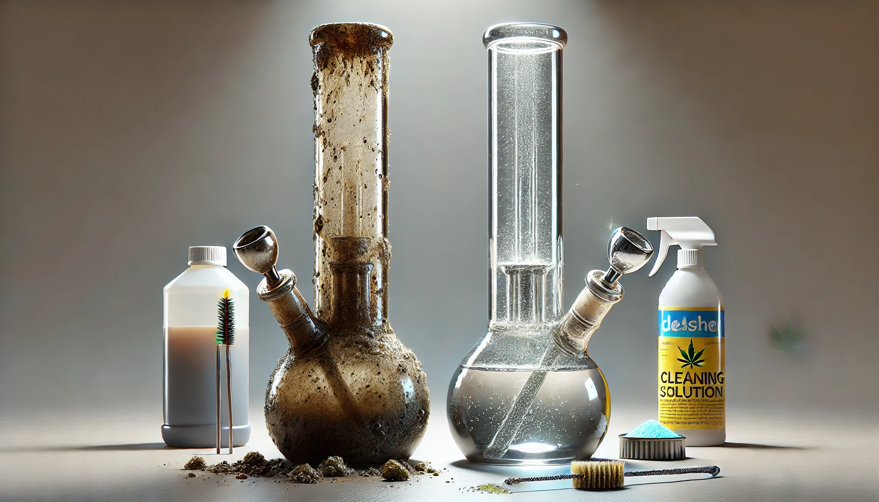dirty glass vs clean glass