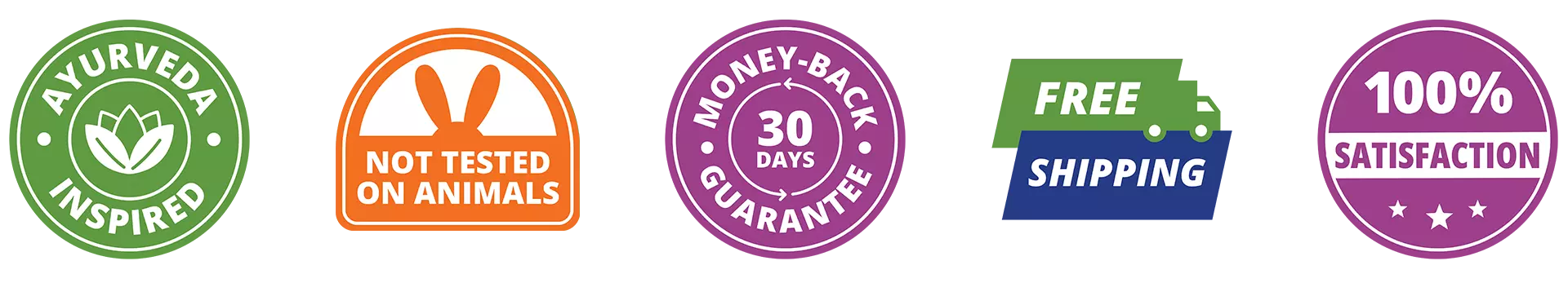 Ayurveda Inspired | Not Tested on Animals | 30 Day Money-Back Guarantee | Free Shipping | 100% Satisfaction