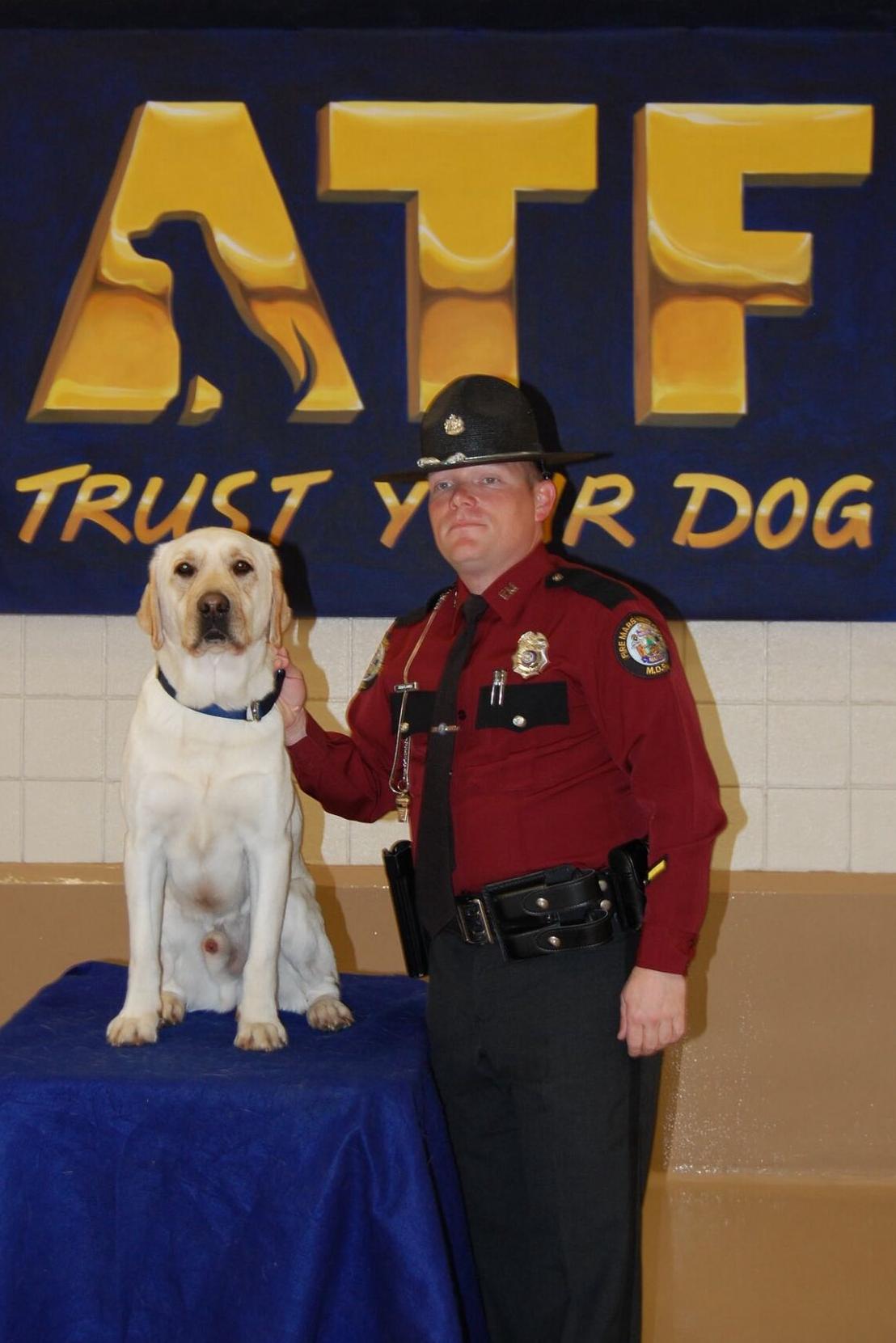 atf trust your dog k9 harry