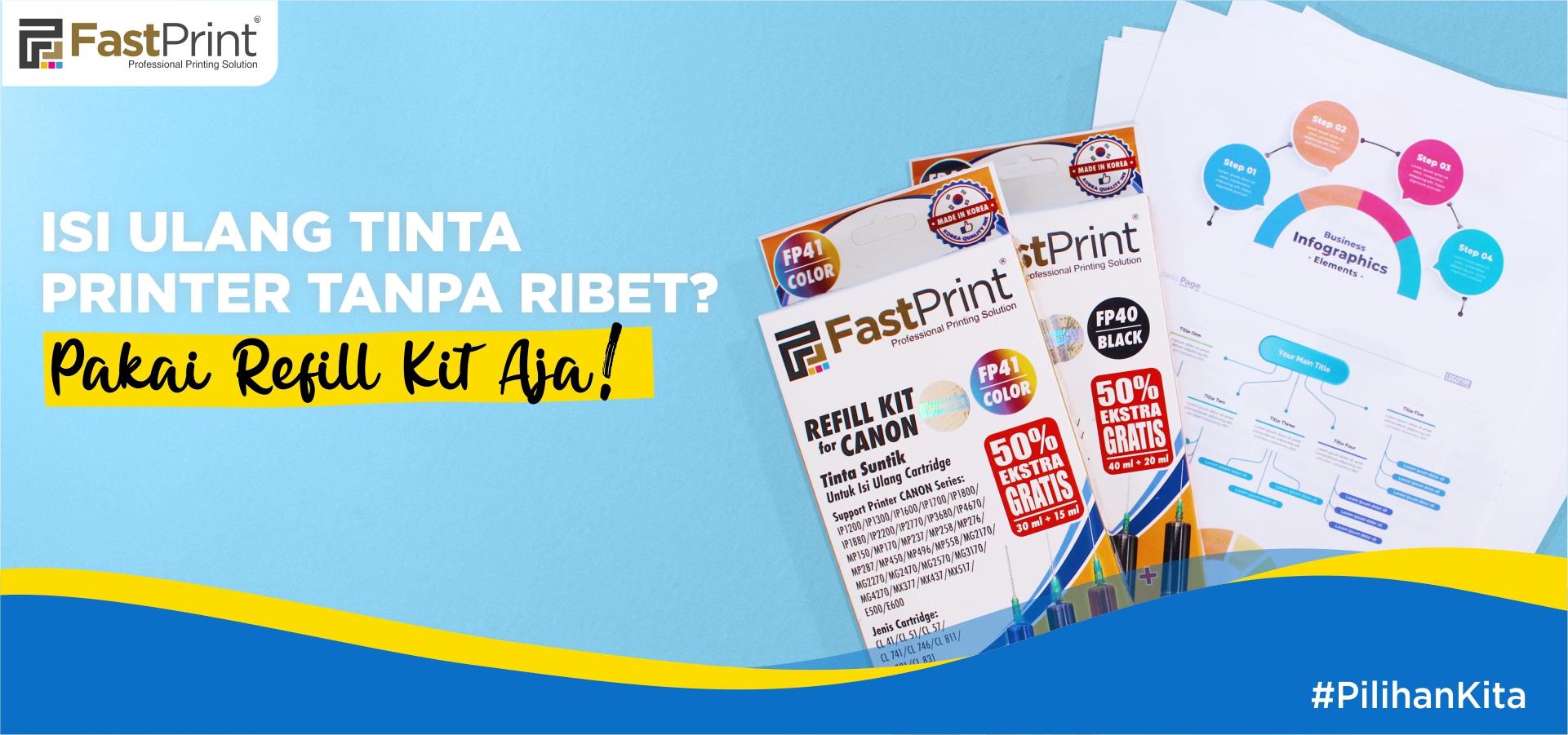 Refill kit, refill ink, tinta suntik, cartridge refill kit, isi ulang tinta