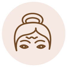 icon for firming and toning the look of saggy skin