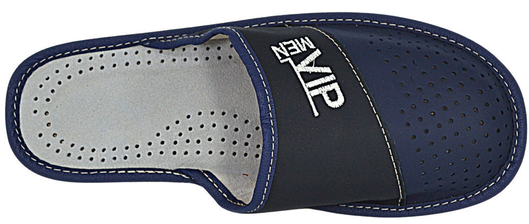 Philip -Men leather home slippers - Reindeer Leather