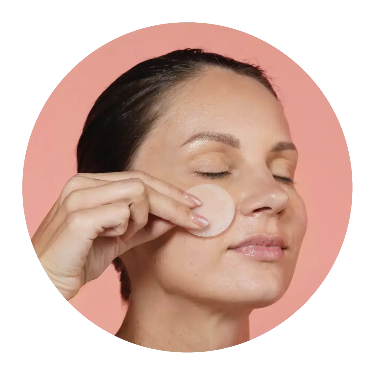 Step 3. Put patch on the face