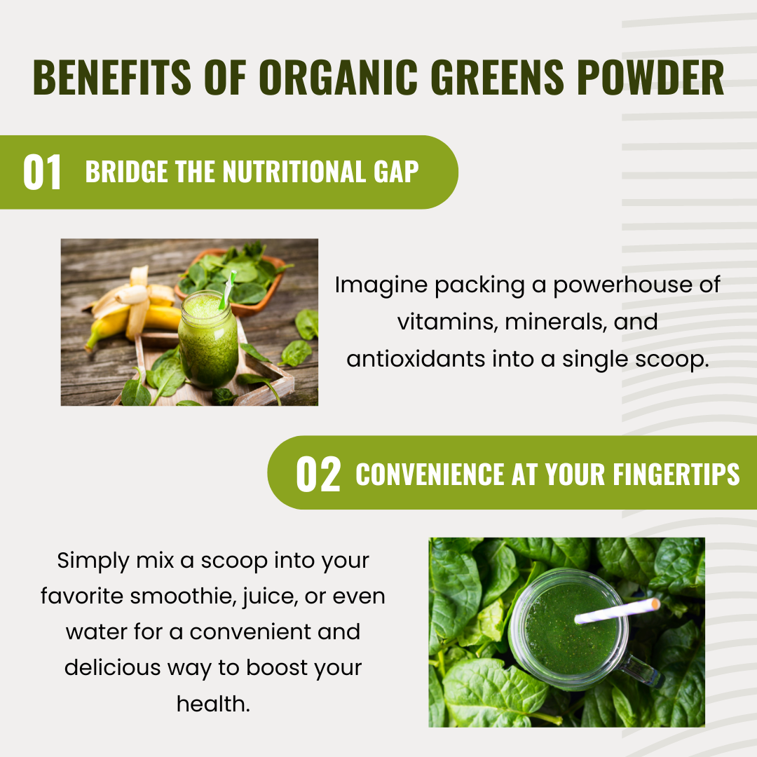 benefits of organic greens powder