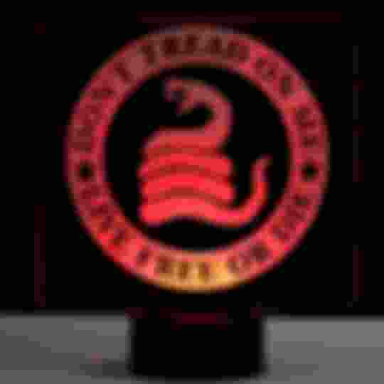 Live Free Snek LED Sign