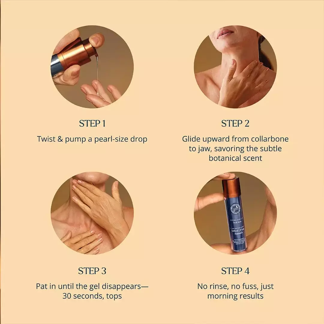 firm focus neck mask application