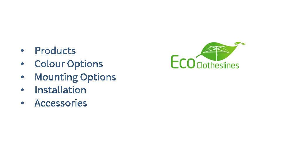 2100mm wide clothesline options and what is covered in this article