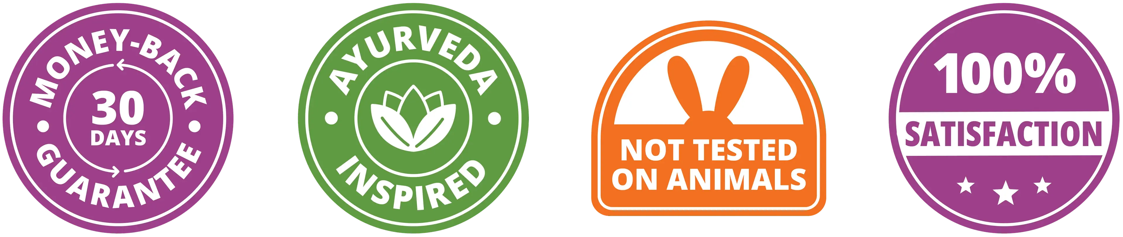 Ayurveda Inspired | Not Tested on Animals | 30 Day Money-Back Guarantee | Free Shipping | 100% Satisfaction