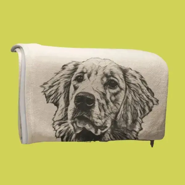 Personalized Dog Dad Throw Blanket