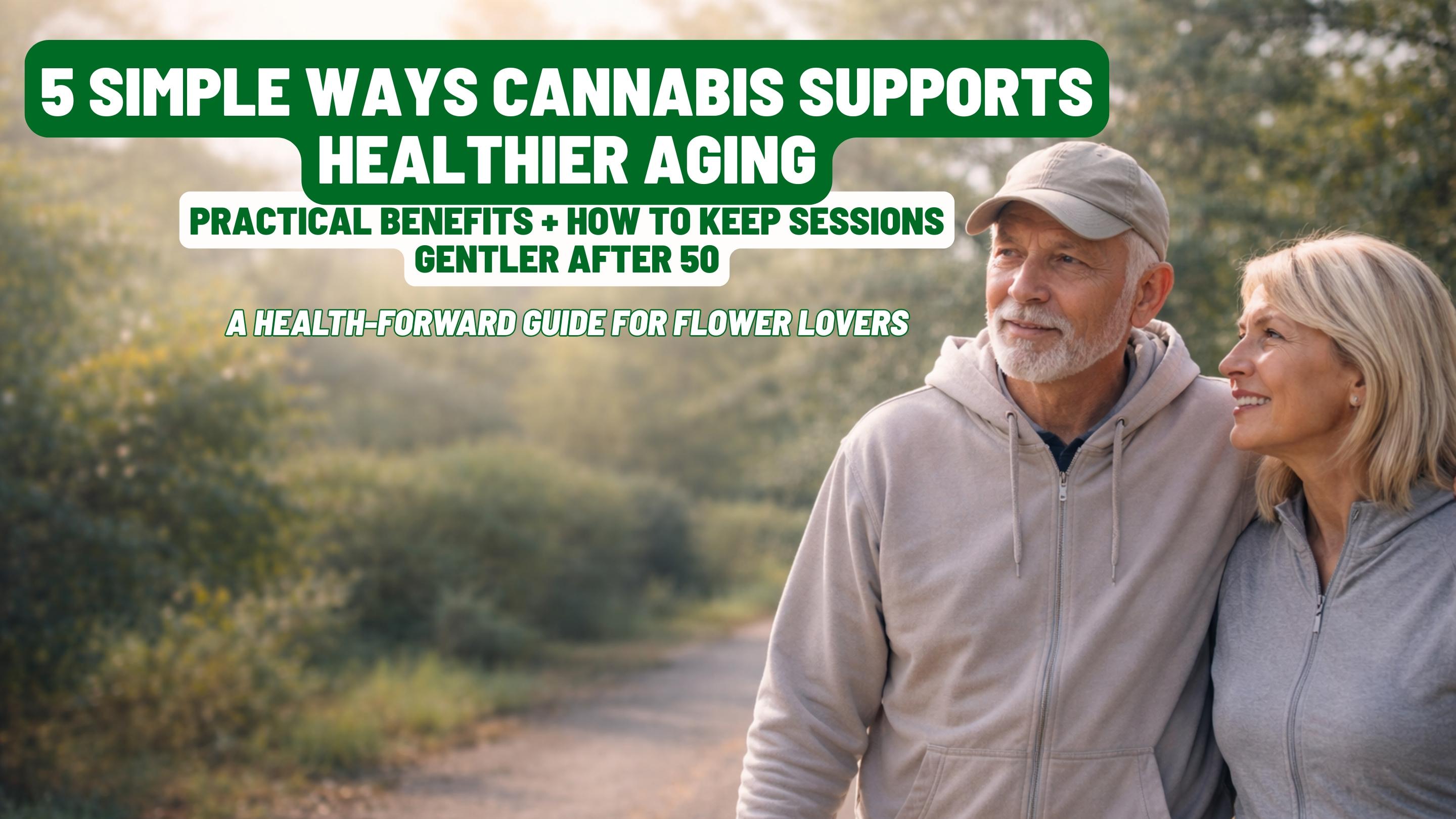 5 Simple Ways Cannabis Supports Healthier Aging (Without Overdoing It)