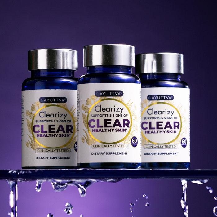 Clearizy pack of three bottles